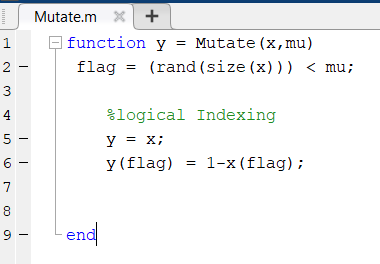 Adding mutation to avoid local minima