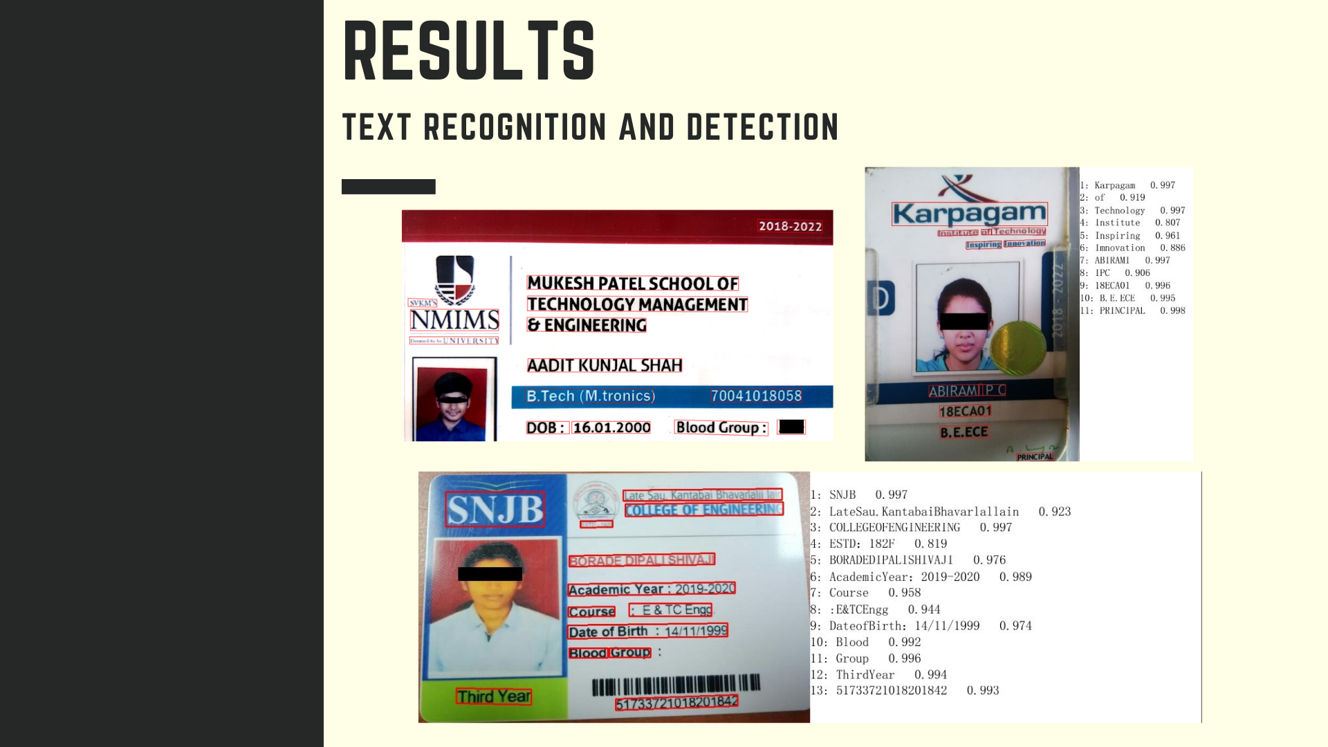 Text detection and Recognition